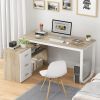 Home Office Computer Desk Corner Desk With 3 Drawers and 2 Shelves Tv Table for Pc Furniture Laptop Table Bed Gamer Desks Study