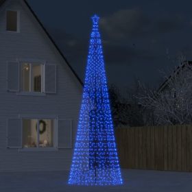 Christmas Tree Light with Spikes 1554 LEDs Blue 196.9"