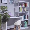 Office desk with display stand white