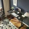Sit Stand Up Desk for Work Office Home Lift Up Table Large 63 X 24 Inches Height Adjustable Desk Black Computer Tables Furniture