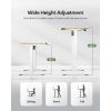 Electric Standing Desk Adjustable Height, 55 * 24 Inch Sit Stand up Desk for Home Desk with 3 Memory Presets, Headphone Hook