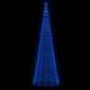 Christmas Tree Light with Spikes 1554 LEDs Blue 196.9"