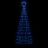 Christmas Tree Light with Spikes 220 LEDs Blue 70.9"