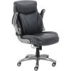 Office Desk Chair with Flip-up Armrests, Adjustable Height, Tilt and Lumbar Support, 29.5"D x 28"W x 43"H, Grey Bonded Leather