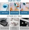 Cylinder Silicone Ice Cube Mold, Mini 3D Ice Cubes Maker